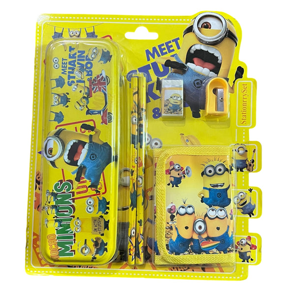 Minion Pouch Stationery Set