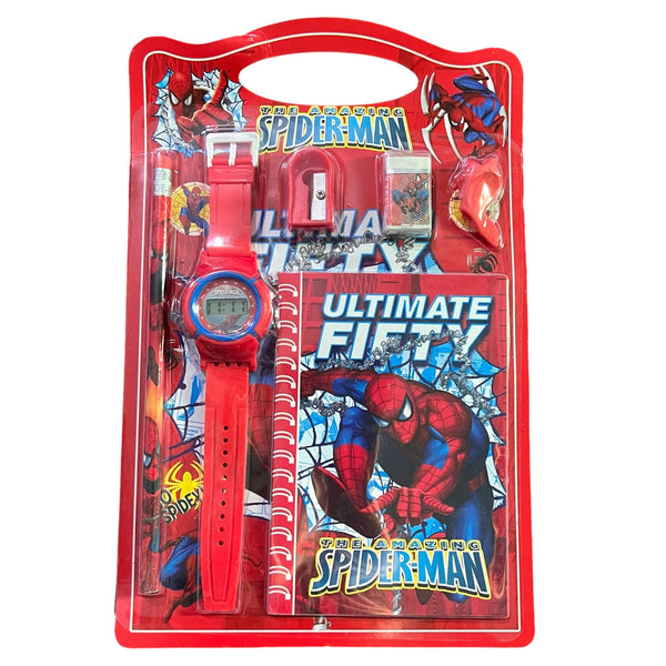 Spiderman Watch Stationery Set