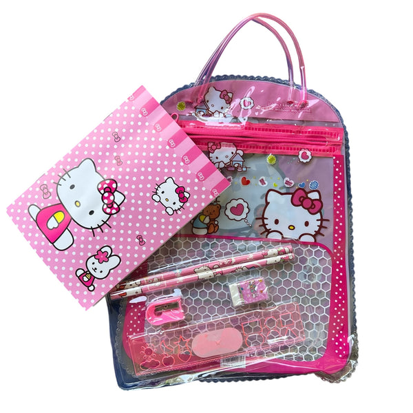 Hello Kitty Stationery Set Bag