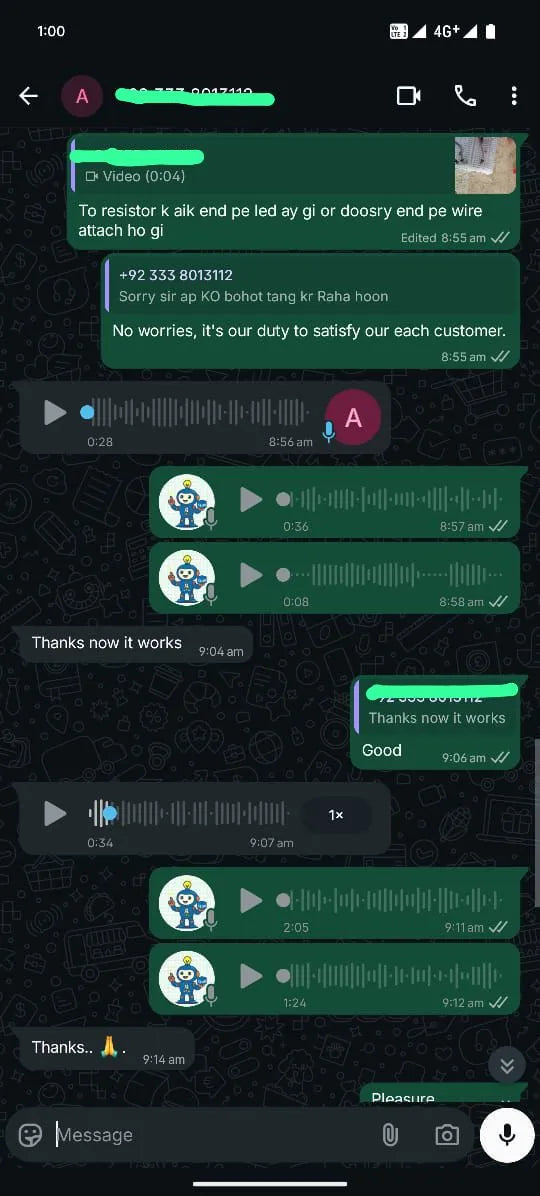 Kidnovators customer message proof 9