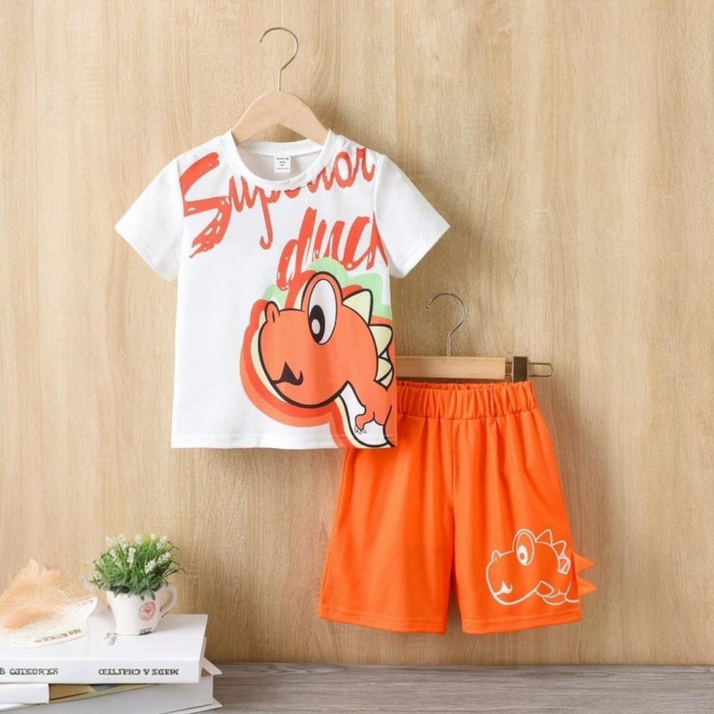 Cute Duck Short Set