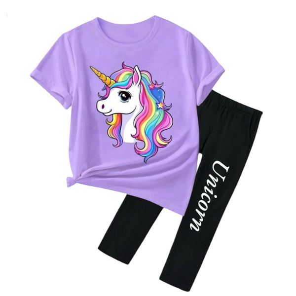 Unicorn Trouser Shirt Purple