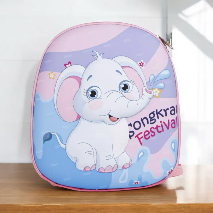 Cute baby elephant school bag