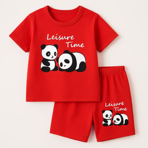 Cute Panda Short Set (Unisex)