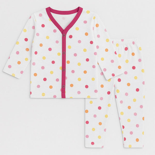 Kids Summer Night Suits Unisex (Polka Dots)