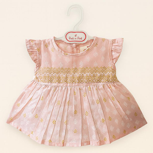 Soft Baby Pink Baby Girl Frok