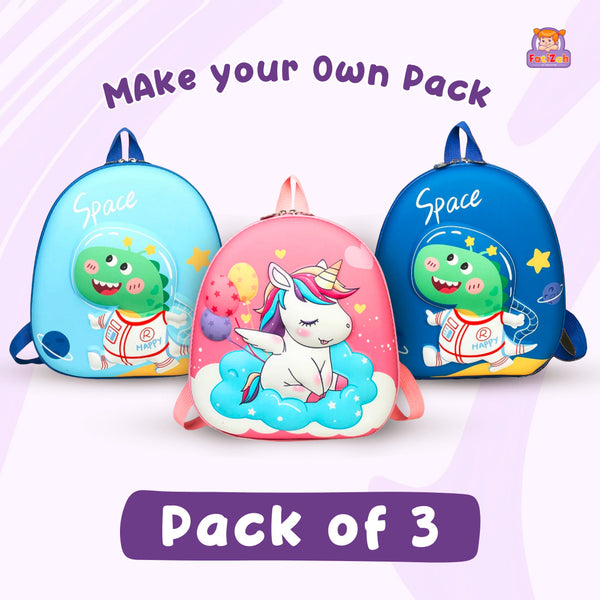 Premium Kids Bags (Pack of 3)