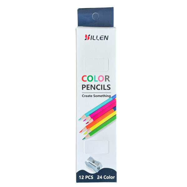 24 Pcs Color Pencil Set