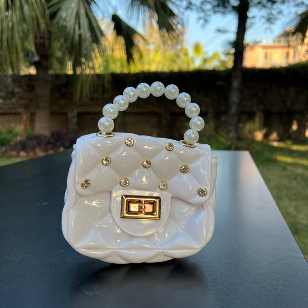 Mini Girl Handbag White