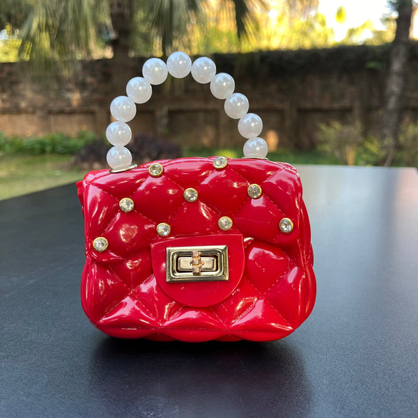 Mini Girl Handbag Red