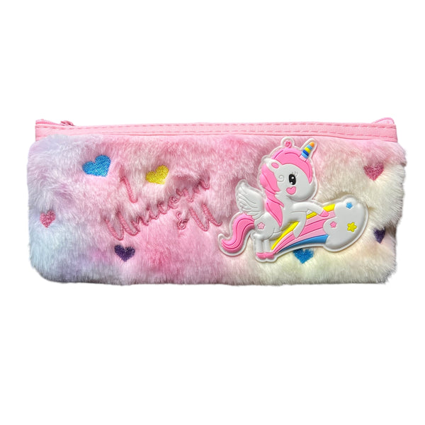 Premium Unicorn Furr Pencil Pouch