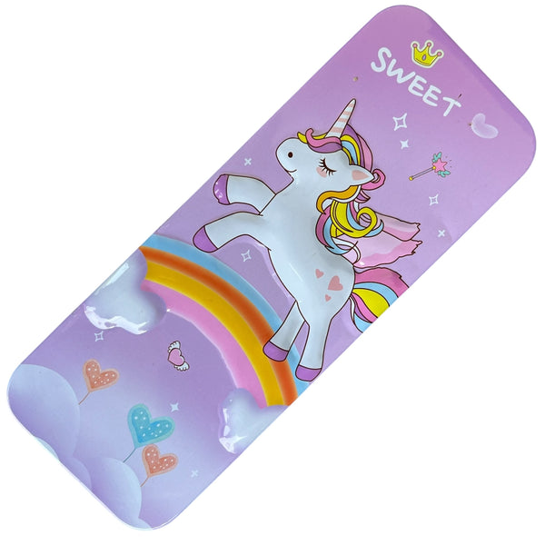 Unicorn Steel Pencil Box